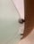 Brown Italian Cherry Wood Wall Unit with Lacquered Back Panel and Glass Shelves, 1980s For Sale - Image 8 of 9