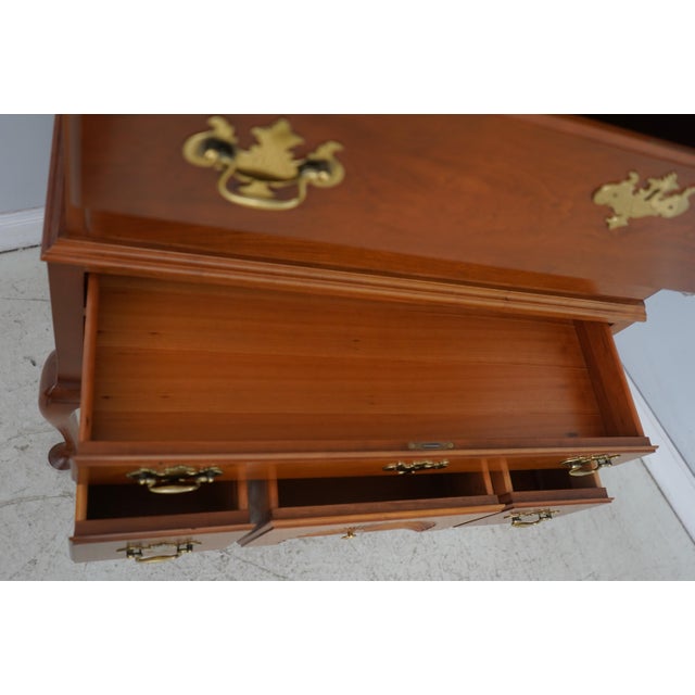 1990s Stickley Cherry New England Queen Anne Highboy For Sale - Image 5 of 18