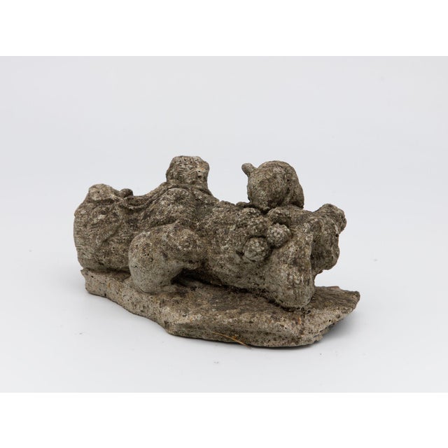 This remarkable mid-20th century English garden ornament captures the essence of a playful family of mice. Meticulously...