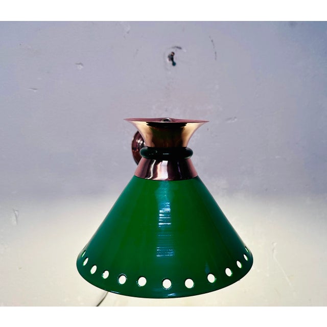 Vintage Copper Wall Lights, 1950s, Set of 2 For Sale - Image 10 of 13