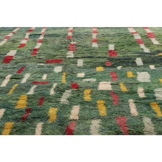 Early 21st Century Modern Beni Mrirt Moroccan Rug - 11'08 X 14'01 For Sale - Image 5 of 9