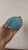 Metal Vintage Murano Opaline Glass Ashtray Turquoise Blue Brass Rim Italian Mid Century Decorative Catchall Trinket Dish For Sale - Image 7 of 13