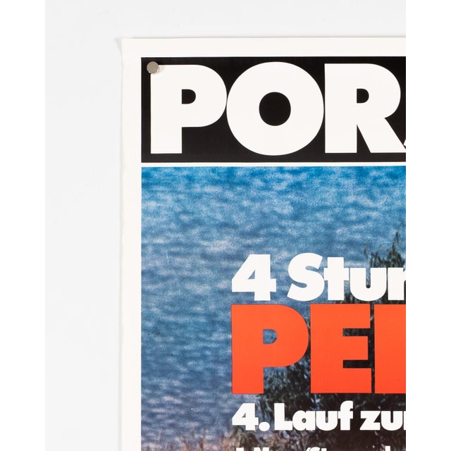 1970s Porsche Victory at the 4 Hours of Pergusa Poster by Erich Strenger, 1976 For Sale - Image 5 of 9