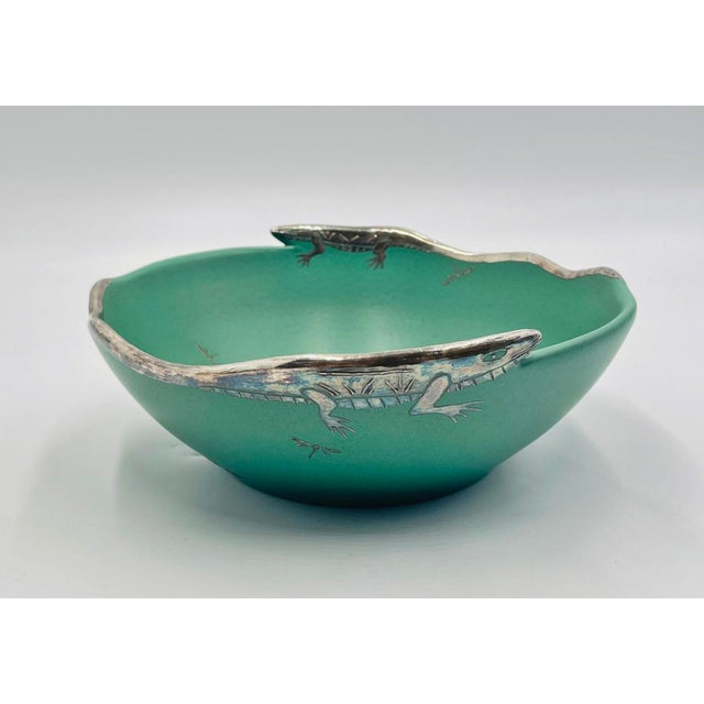 This exceptional vintage decorative bowl was designed and manufactured in Taxco, Mexico by renowned artist Emilia...
