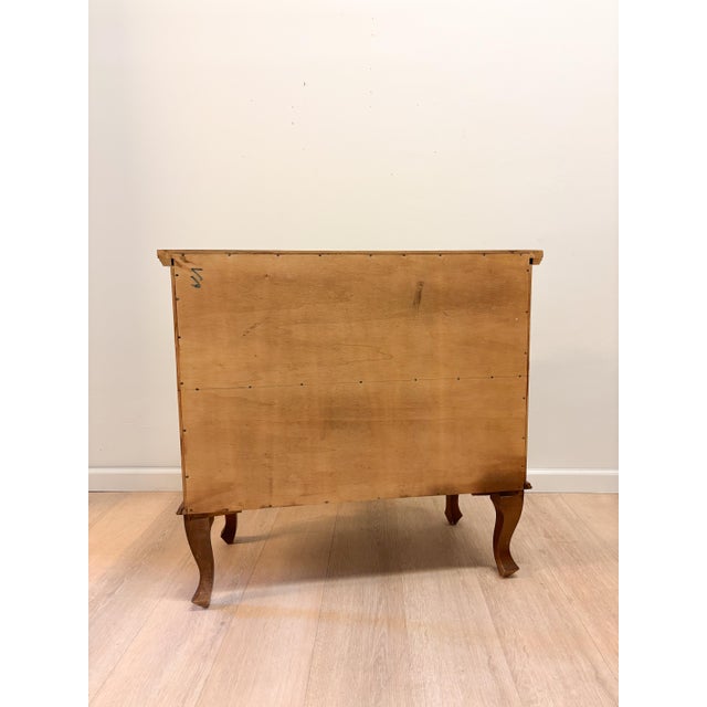 Vintage French Provincial Walnut Side Cabinet / Nightstand For Sale - Image 9 of 9