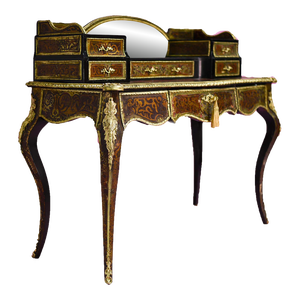 19th Century Fine French Ladies Bonheur Du Jour Bronze Mounted Desk Timeless Elegance