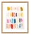 Color Instinct No. 1 by Lesley Grainger in Gold Frame, XS Art Print For Sale