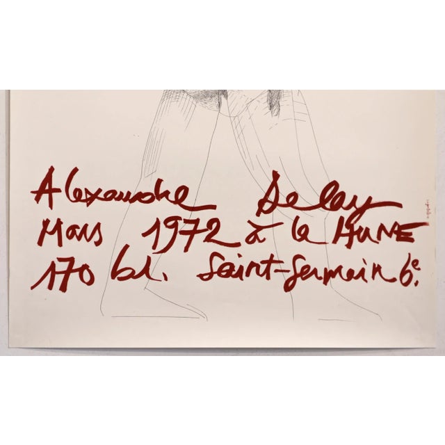 Date: 1972 Size: 20.5 x 26.75 inches Artist: Delay, Alexandre Alexandre Delay is a Swiss/French painter, teacher and...