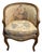 Antique French Louies XV Bergere Accent Chair For Sale