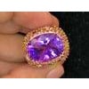 Bochic "Orient" Vintage Amethyst & Multi Sapphire Ring Set In 18K Solid Gold For Sale - Image 16 of 18