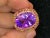 Bochic "Orient" Vintage Amethyst & Multi Sapphire Ring Set In 18K Solid Gold For Sale - Image 16 of 18