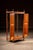 Late 19th Century Tall Victorian Oak Rolling Glass Display Cabinet For Sale In Chicago - Image 6 of 12