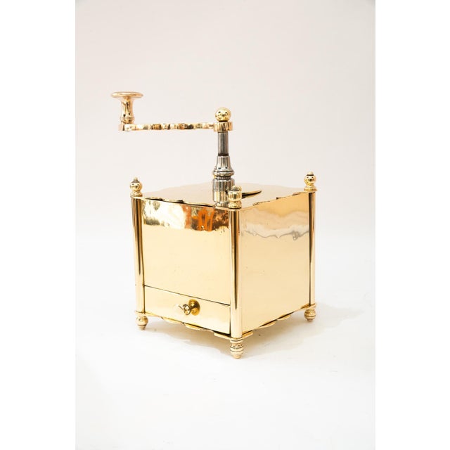 Brass Coffee Grinder, 1920s For Sale - Image 3 of 12