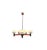 1960s Teak and Textured Glass Chandelier by Carl Fagerlund for Orrefors, 1960s For Sale - Image 5 of 16