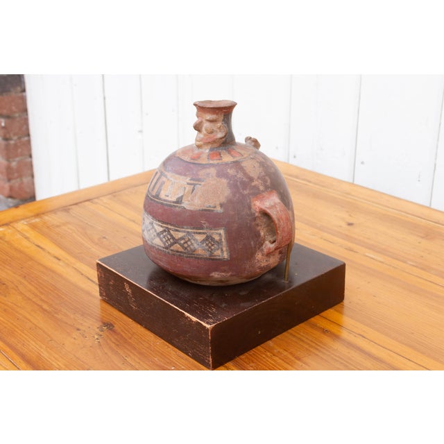 Rare Pre-Historic Painted Terracotta Vessel For Sale In Los Angeles - Image 6 of 10