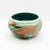 A beautiful green, brown, and cream touring pot or planter. This piece is glazed on the interior in rich emerald verdigris...