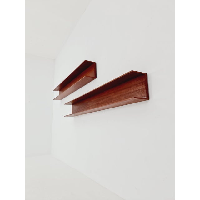 Long German Hanging Shelf by Wilheilm Renz for Walter Renz, 1960s For Sale - Image 17 of 18