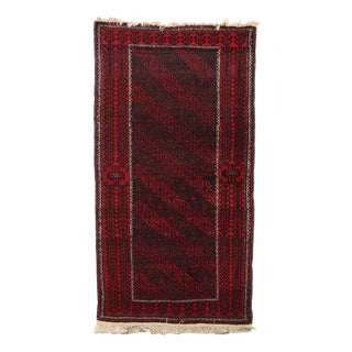 Antique Beluchi Rug in Wool For Sale