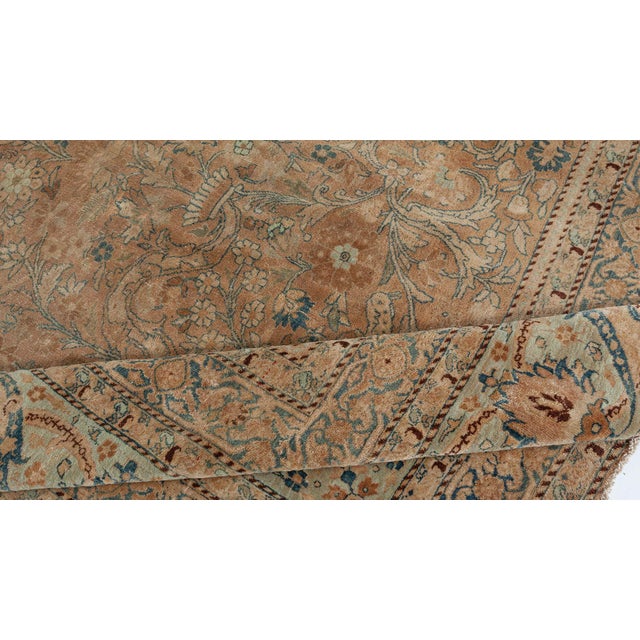 Early 20th Century One-of-a-kind Antique Persian Kirman Animal, Botanic Carpet For Sale - Image 5 of 7