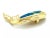 Contemporary Late 20th Century 15703 - Opal Inlay Dolphin 14k Yellow Gold Charm Pendant For Sale - Image 3 of 7