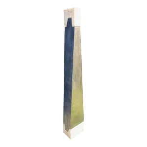 1970s Modern Sculpture in Steel and Marble by Virginio Ferarri