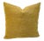 Contemporary Vintage Retro Begonia Leaf Barkcloth Pillow For Sale - Image 3 of 6