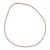 10k Rose Gold 60 CTTW Lab-Grown Diamond Tennis Necklace, 22 In For Sale