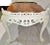 White Carved and Painted 1920s Mahogany Coffee Table For Sale - Image 8 of 10