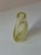 Czech glass art of the Mid-Century era: This butter-yellow glass vase, designed by renowned designer Miloslav Klinger for...