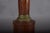 Vintage Neoclassical Style Turned Wood Column Table Lamp, Brass Collar Accents For Sale - Image 6 of 8