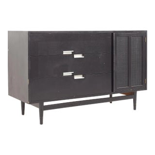 Merton Gershun for American of Martinsville Mid Century Ebonized Credenza For Sale