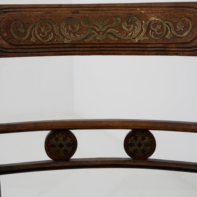 19th Century Set Of Six Regency Sabre-Leg Chairs For Sale - Image 18 of 18
