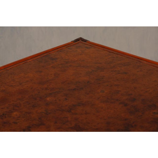 Brown Vintage Italian Sideboard in Burl Elm by Alberto Smania for Studio Smania Interni, Italy, 1960s For Sale - Image 8 of 9