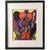 Framed Abstract "Addie's Song" Mixed-Media on Paper by Laurel Rosenberg For Sale