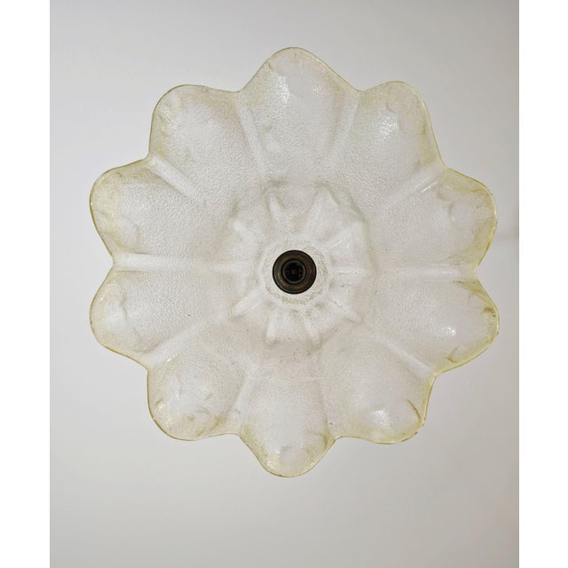 Mid-Century Modern Murano Glass and Brass Pendant Lamp, Italy, 1960s For Sale - Image 11 of 18