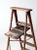 Early 20th Century Vintage Rustic Painted Wooden Ladder For Sale - Image 5 of 12