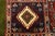 Textile Vintage Yalameh Rug 5' X 6'5'' Multicolor Wool Tribal Hand-Knotted Carpet For Sale - Image 7 of 11