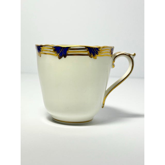 Ceramic 1980s Coalport “St. Malo” 11 Cobalt Bone China Demitasse Cups & Saucers - 22 pcs For Sale - Image 7 of 9