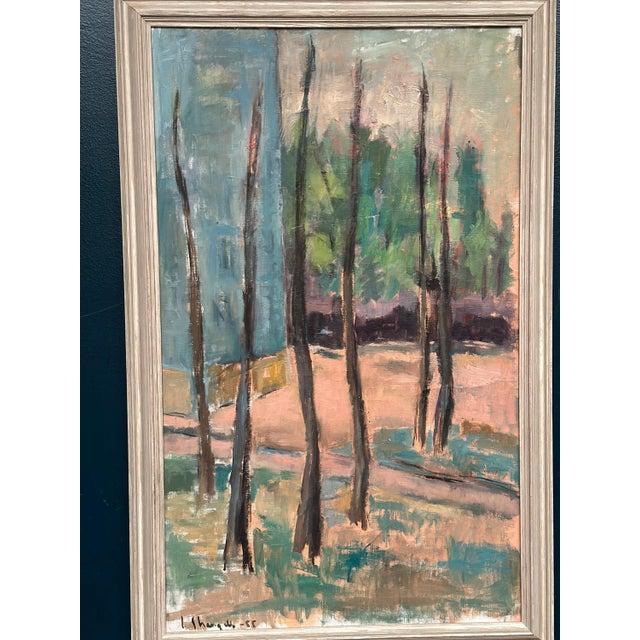 Ingeborg Strangell, Trees, 1950s, Oil on Canvas, Framed For Sale - Image 7 of 18