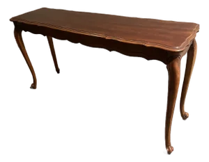 Hammary Maisonette French Provincial Country Sofa Table Fruitwood Console