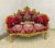 Bring timeless European grandeur into your home with the Royal Bordeaux Rococo Loveseat, an extraordinary handcrafted...