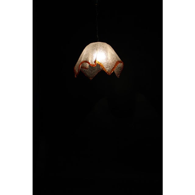 Large Murano Glass Pendant Light, Italy, 1980s For Sale - Image 9 of 11