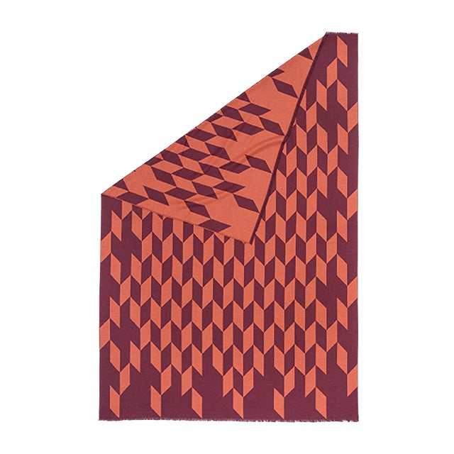 Burnt Leaves Deep Splendor Blanket by Catharina Mende For Sale