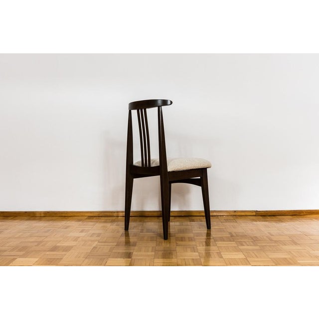 Dining Chairs in Beige Boucle by M. Zieliński, 1960s, Set of 4 For Sale - Image 11 of 18
