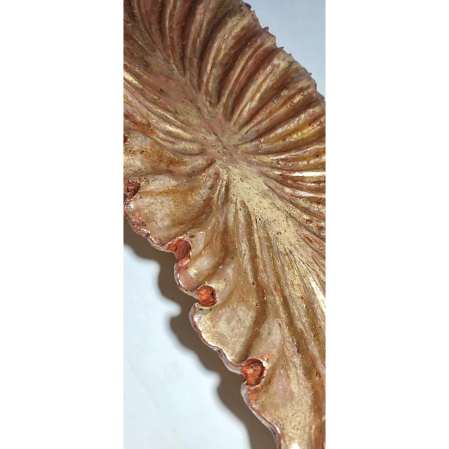 Poplar Wood and Gold Leaf Centerpiece, 1930s For Sale - Image 4 of 12