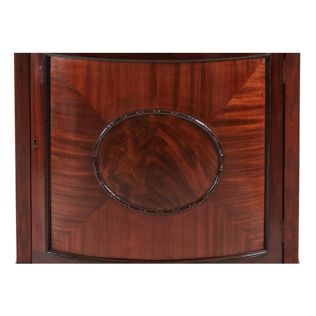 Antique Mahogany Display Cabinet For Sale - Image 11 of 13
