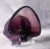 Glass 1970's Murano Purple Club Shaped Ashtray For Sale - Image 7 of 10