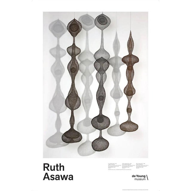 Ruth Asawa Untitled Sculptures Official Exhibition Poster Dimensions: 24 x 36 in / 61 x 91,4 cm Sold unframed