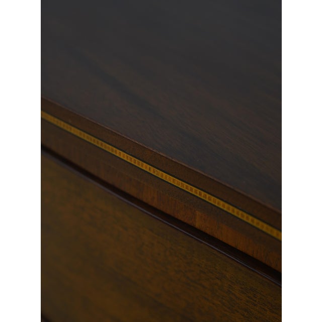 Baker Colonial Williamsburg #8805 Inlaid Mahogany Chest ~ Rare For Sale - Image 11 of 18