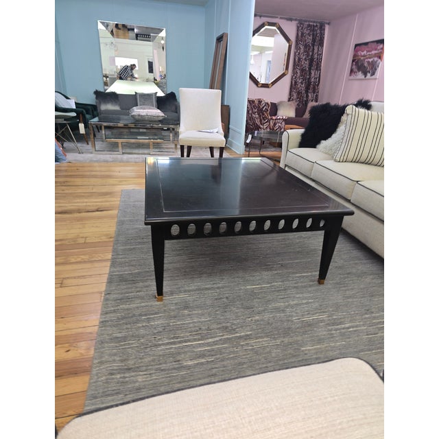 Early 21st Century Contemporary Kravet Attributed Cocktail Table For Sale - Image 5 of 9